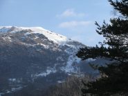 Zoom su Punta Cressa dalla partenza