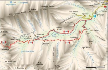 Mappa del percors