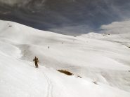 Il lungo traverso a quota 2050m