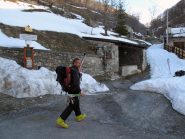 Partenza da S. Giacomo, la neve c'è da subito