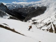 Discesa nella parte mediana