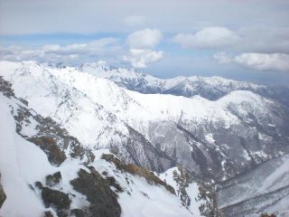 La val germanasca dalla cima