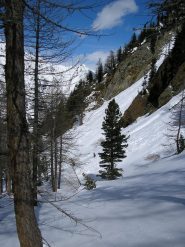 Prima del pianoro sotto la cima