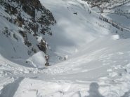 Canale d'accesso al colle della Meja