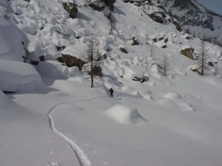 Traverso sopra il Lago Dres