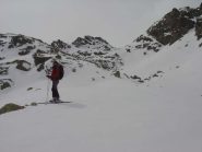 Prima parte della discesa dal Colle