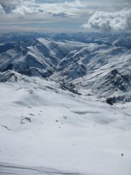 Il vallone dalla vetta