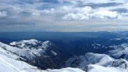 Magnifica vista verso la pianura.....