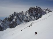 Si scende con vista Oronaye