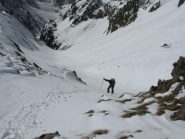 uscendo in cima