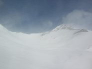 La Testa di Malacosta nella tormenta.