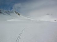 Scendendo dal Colle dell' Autaret.