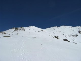 in vista della punta