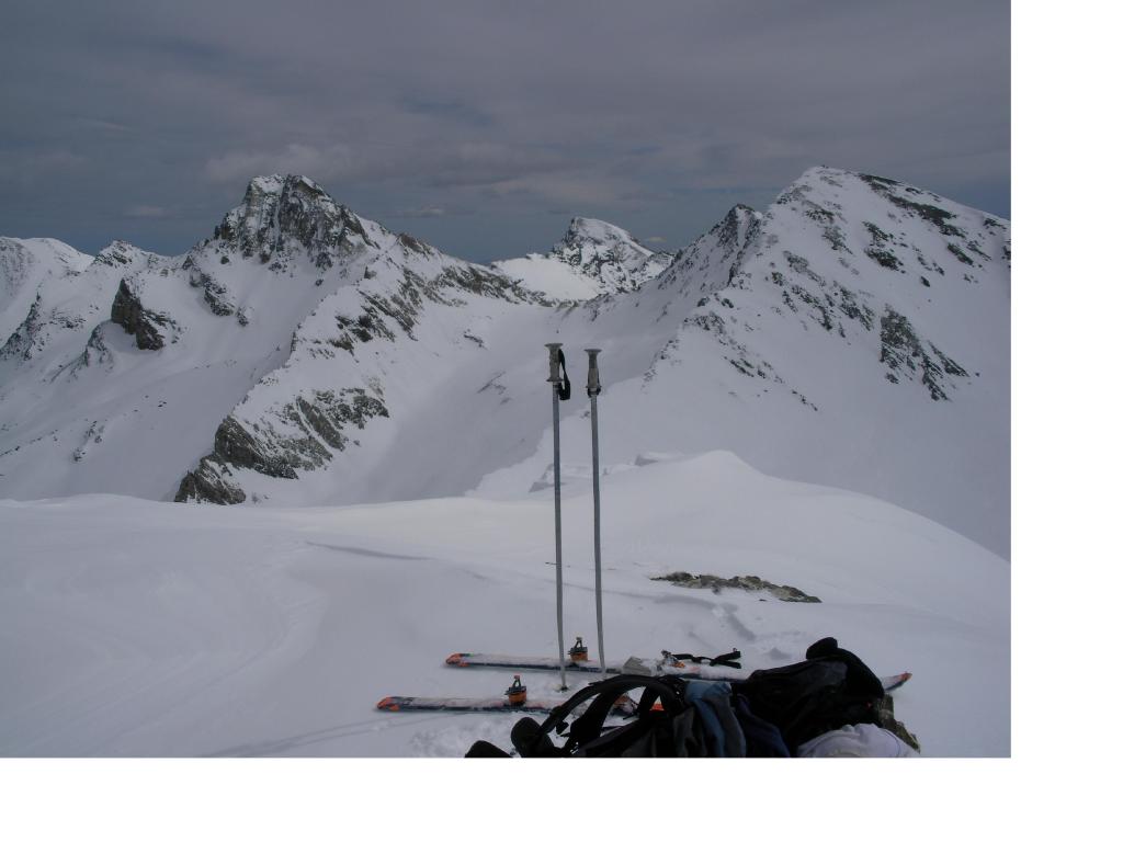 Dalla P.Reghetta a sx la Marchisa al centro il Chersogno e a dx il Sebolet