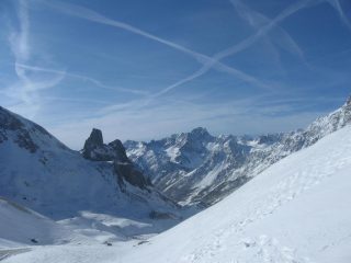 Panorama dalla bassa valle Maurin