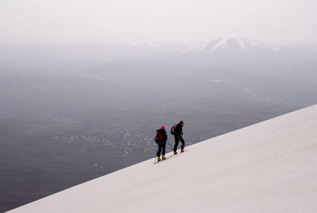 in discesa: uno sguardo verso l'infinito
