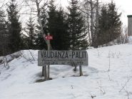 la partenza con il vecchio cartello