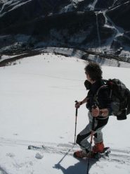 Flavio che osserva verso Limonetto