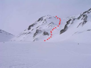 Parte finale dell'itinerario