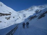 Inizio, dopo la leggera nevicata