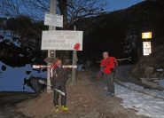 Partrenza dal tornante sotto Fontane
