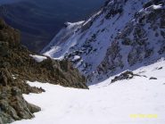 parte ripida del canale