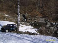 guado sangonetto si lascia l'auto