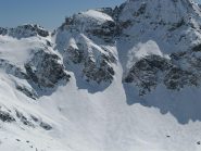 Valanghe nella parte alta del Bieteron