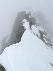 sulla cresta verso la rumella