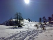 si intravede la cima