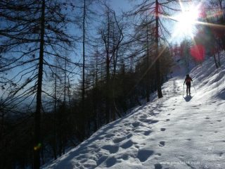 sulla strada che porta al Cournour