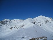 Cresta finale vista verso il Tibert