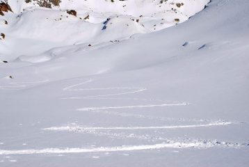 la traccia fatta per il Pas de Conque