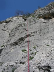 arrivo in sosta a via Isa