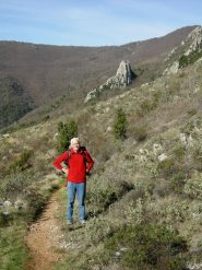 Rocca dell'aia sullo sfondo