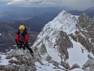 in cresta..Cima Vernairassa la più distante ed innevata!