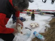 merenda  prima di arrivare all'ospizio