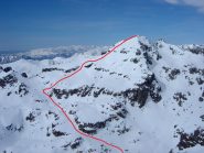 Itinerario parte alta G. Capelet
