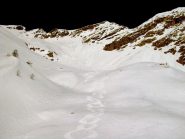 Ottimo firn nella parte inferiore del vallone.