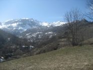 Chalance Ronde (e gruppo montuoso) fotografata sulla strada tra Fenlis e  Pra Claud