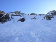 il canalone e la slavina