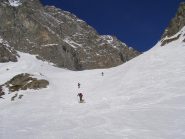 Una delle brevi rampe più ripide