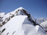 La cresta verso il colle