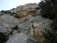 Il Paretone dalla nostra seconda sosta
