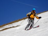 Bell'immagine di Sandro in discesa!