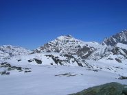 Sulla cima guardando l'Entova e il Malenco