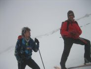 A quota 2700, in piena tormenta, Ale e Franco.