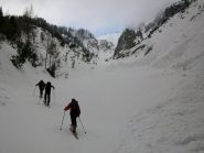 Salita nel canalone