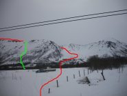 salita e discesa visti da Sorlenangen
