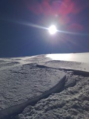 la polvere bianca a metà aprile
